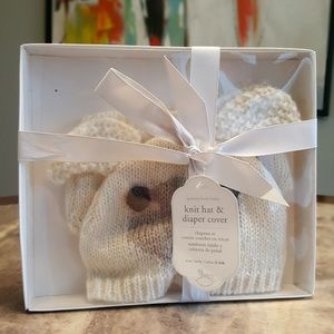 Knit hat & diaper cover